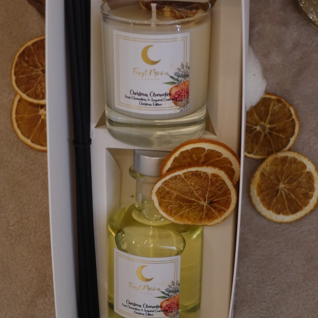 Christmas Clementine Luxury Reed Diffuser