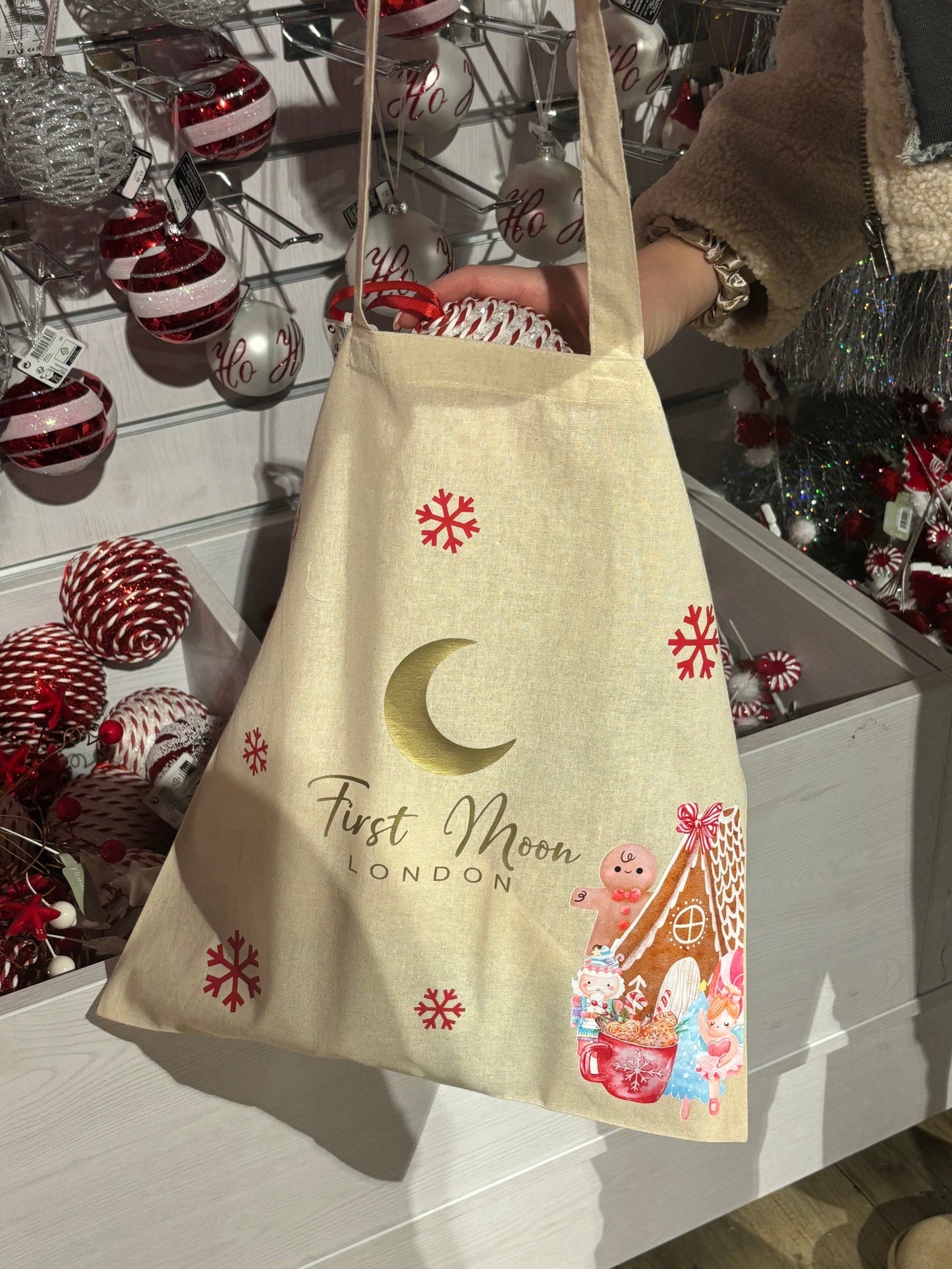 Christmas Shopping Tote Bag