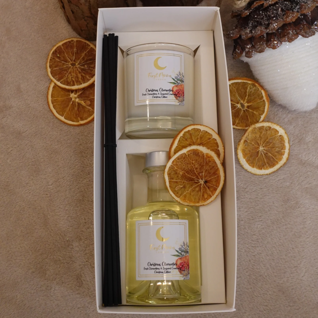 Christmas Clementine Luxury Reed Diffuser